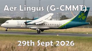 (Crazy landing) -  Aer Lingus (G-CMMT) : ATR 72-600 from Leeds (LBA)