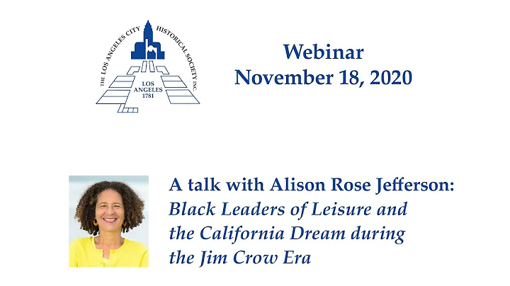 Alison Rose Jefferson: Black Leaders of Leisure an...
