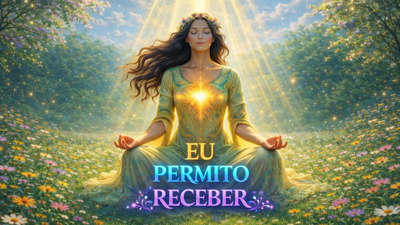 🌸 Abundância em Presença | Mantra de Permissão e Recebimento (1 Hora • Loop)