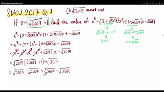 SMO Skills - Simplifying Algebraic Expressions