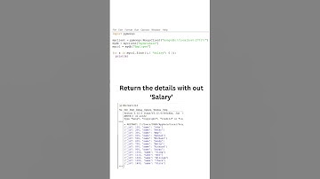 MongoDB Find in Python👌