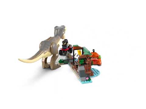 Miniatura del video del prodotto LEGO - JURASSIC WORLD Fuga sul fiume dal T. rex 76975
