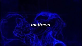 mattress // leland (lyrics)