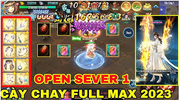 VLTK Mobile Lậu 32 Phái Open S1 Hôm Nay - Train 1 Quái 1 Đá Thần , Săn Boss Liên Sever Mới