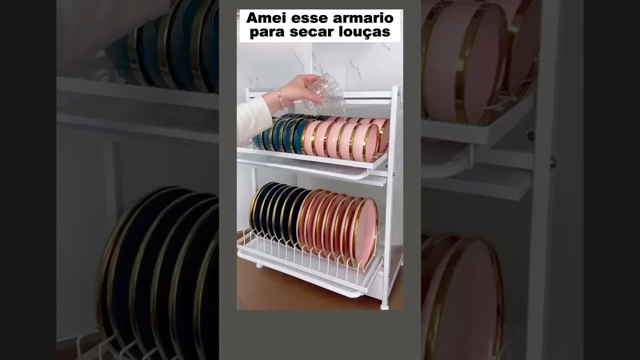 Amei esse armario para secar louças!