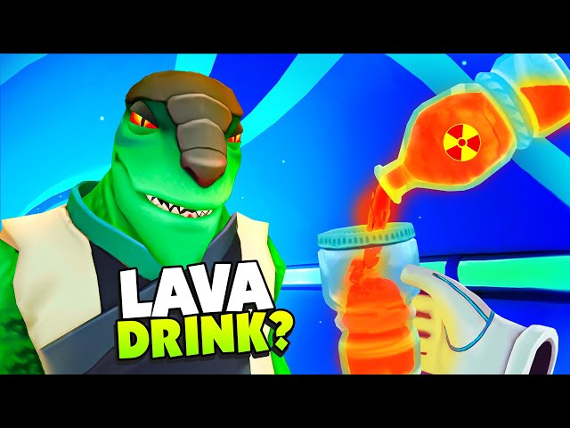 Making LAVA Drinks For Dumb Aliens In VR!