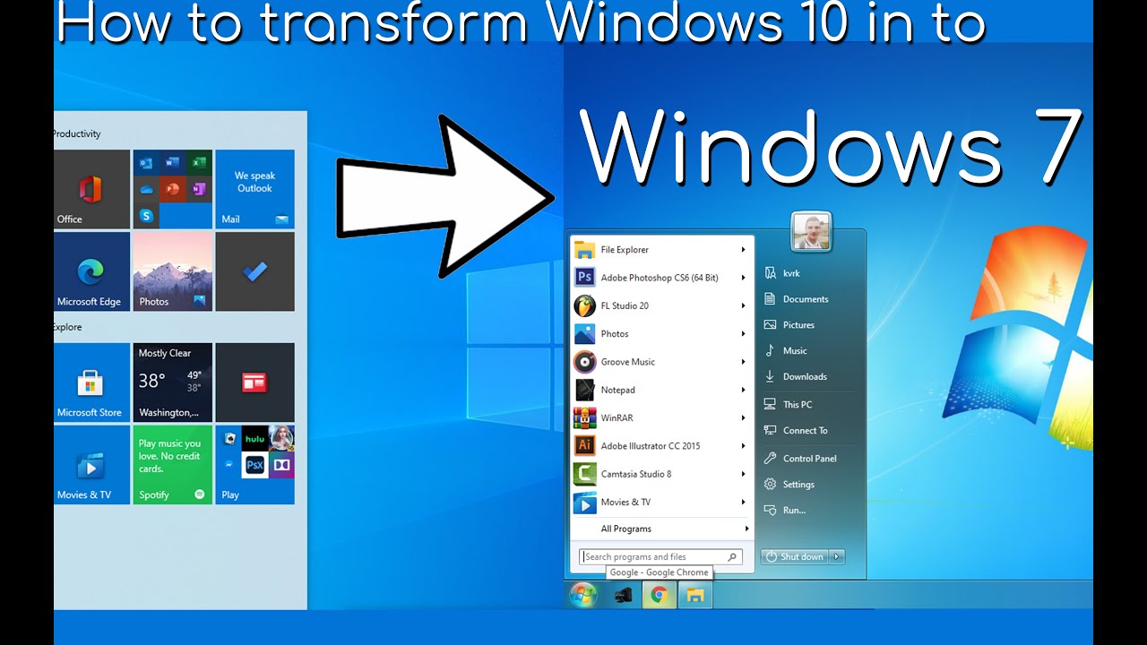 windows 10 to windows 7