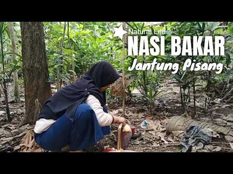 Nasi Bakar Jantung Pisang