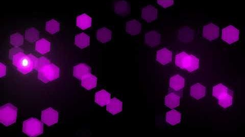 purple hexagon particle bokeh animation - Download Stock Footage