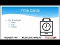 Aldelo express labor  scheduling setup and usage