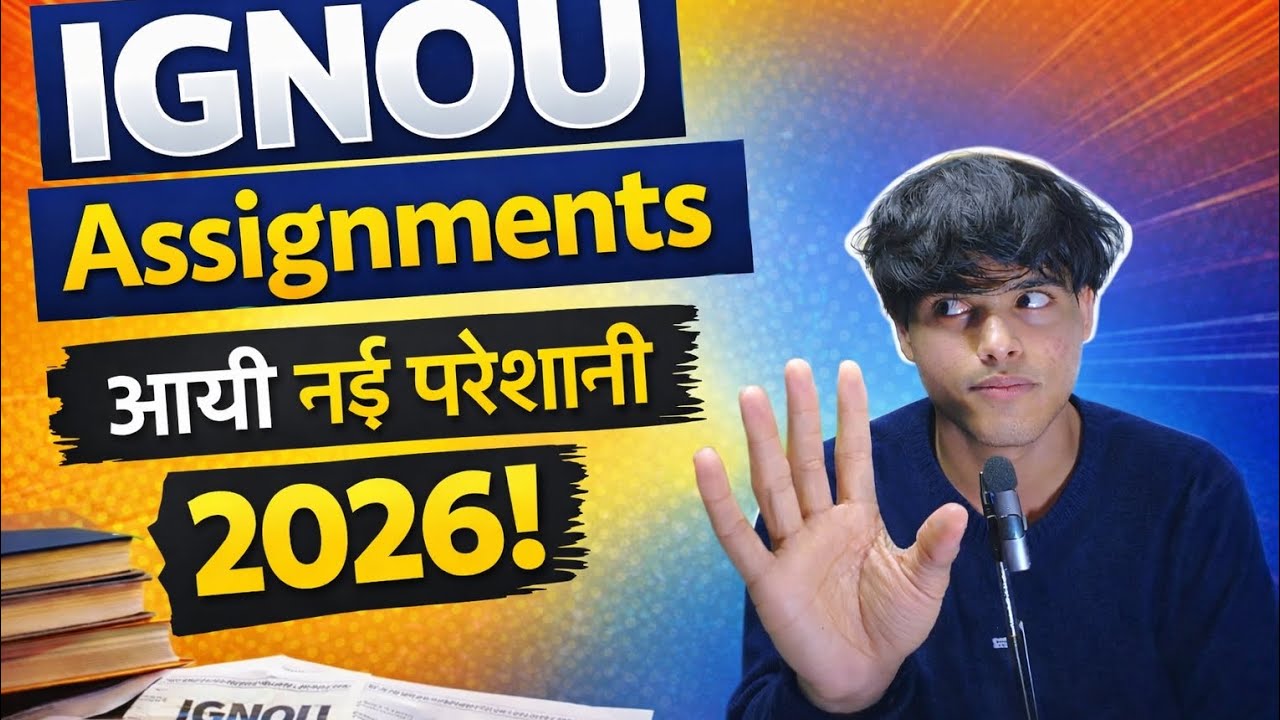 I am facing problem in IGNOU assignment.. 🙆   