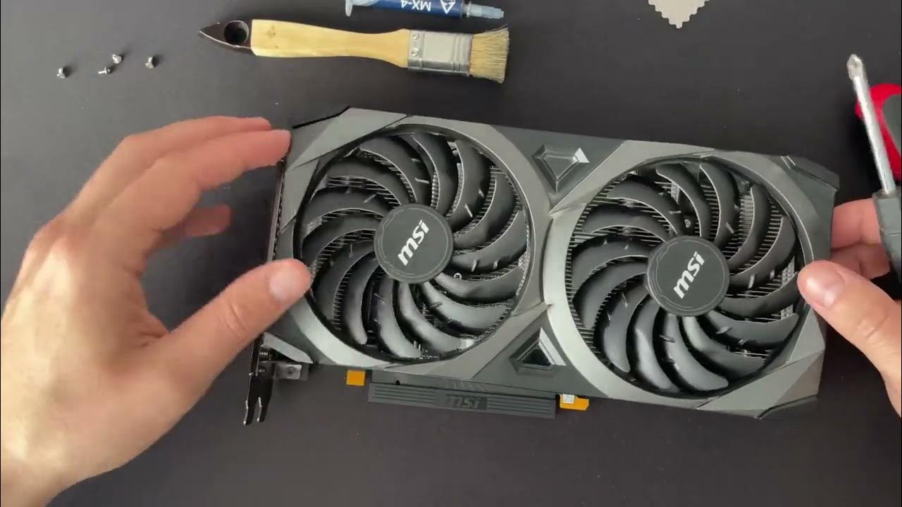 Graphic card after mining / msi rtx 3060 ti ventus 2x / How to lower
