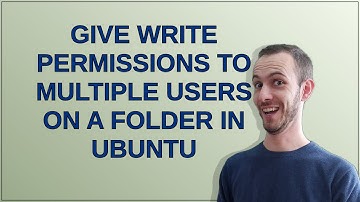Give write permissions to multiple users on a folder in Ubuntu