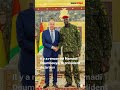 Guine  sergue lavrov entame une tourne africaine chez mamadi doumbouya