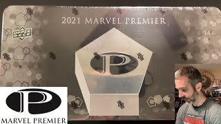 Opening a box of 2023 Marvel Premier by Upper Deck, a premium sketch focused trading card set