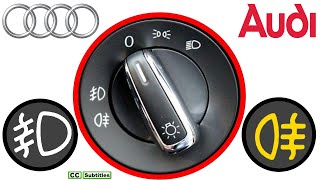 How to turn on Fog Lights on an Audi
