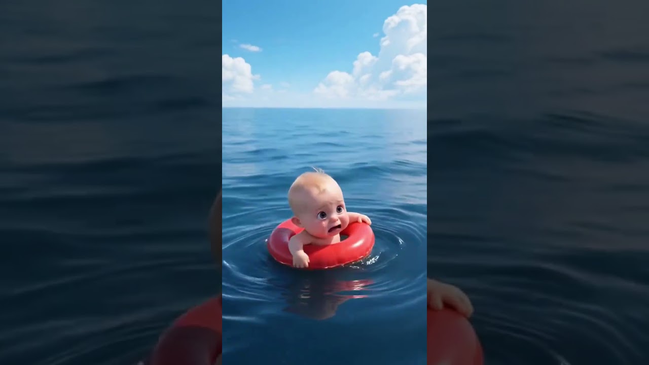 Panda saves baby from sea fish mother - shocking rescue 