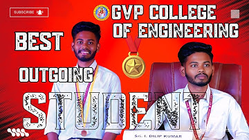 Best OutGoing Student 2025 @GVPEngineeringCollege