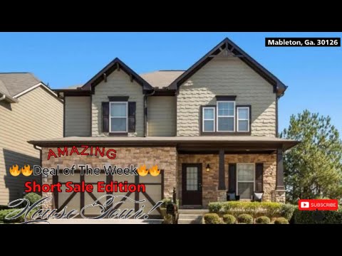 HOUSE TOUR| Atlanta House For Sale| Cobb County| Basement| Short Sale| No Bank! No Credit Option!