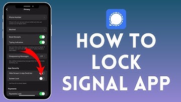 How to Lock Signal App (2024) | Signal App Tutorial