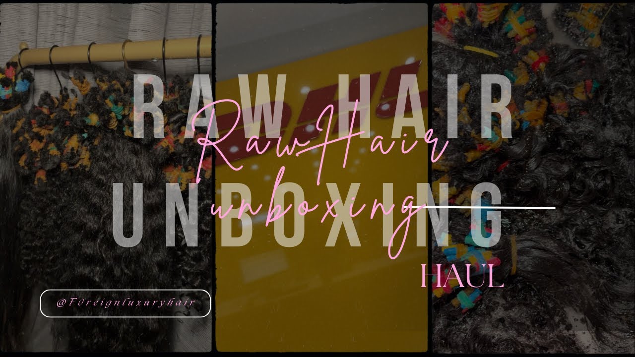 UNBOXING RAW HAIR SOURCED DIRECTLY FROM MADAGASCAR/ RAW HAIR UNBOXING ( HAIR INVENTORY )