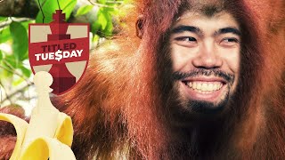Titled Tuesday featuring 1. b4 The Orangutan by GM Hikaru Nakamura