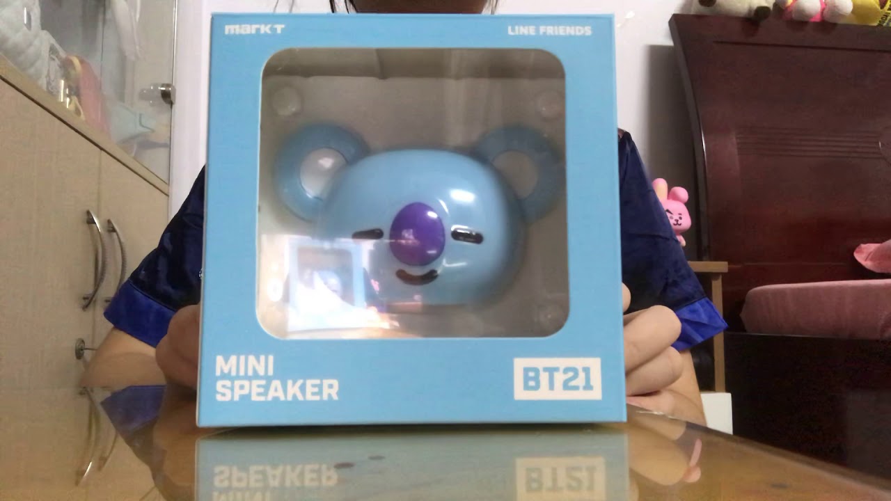 Mini Bluetooth speaker bt21 koya - YouTube