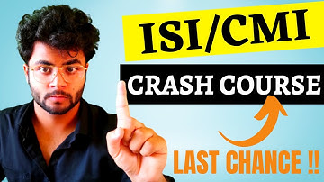 Bent u serieus met ISI & CMI-voorbereiding 2023? | ISI Kolkata