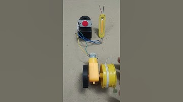 Turning on a gear box with makkal light  generator | #tech #project #shorts