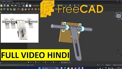 Assembly workbench freeCAD | freecad tutorial in hindi