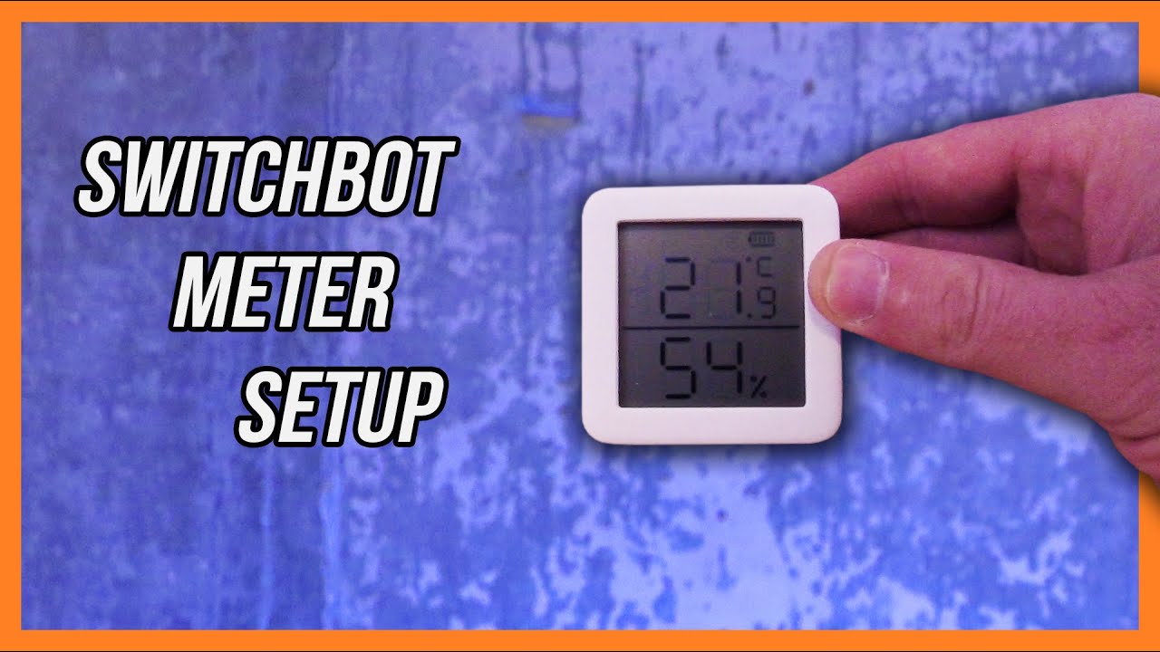 SwitchBot Meter Thermometer & Hygrometer Setup YouTube