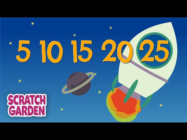 The Counting by Fives Song | Counting Songs | Scratch Garden class=