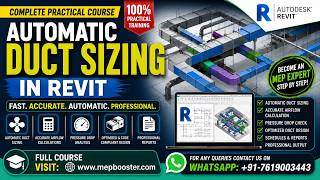 Automatic Duct Sizing in Revit | Full Step-by-Step Tutorial!