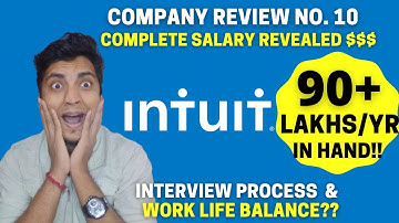 Intuit India Engineer Salary Revealed 🤑 SDE 1 SDE 2 SDE3 SDE 4 - salary break up 🔥 Company Review 🤐