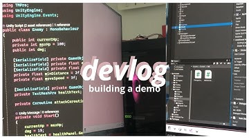 game devlog | building an enemy, dialogue & inventory system