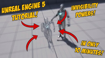 Master the Art of Stealth: Crafting Invisibility Ability in UE5!