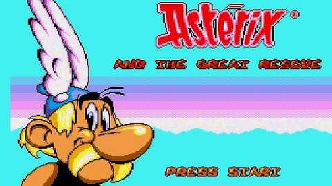 Sega Master System - Asterix and the Great Rescue Intro