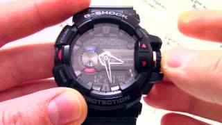 Часы Casio G-SHOCK GBA-400-1A [GBA-400-1AER] - Инструкция, как настроить от PresidentWatches.Ru