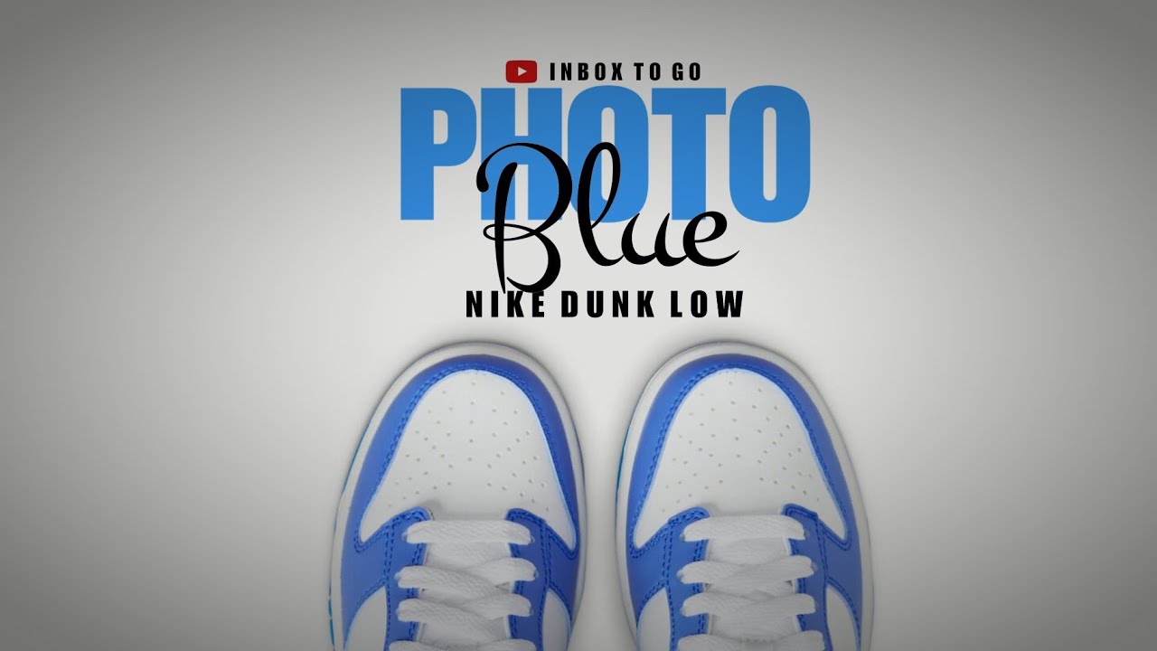 Nike Dunk Low GS Photo Blue Black White FV7021-400