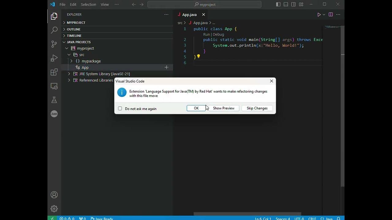 debug java on vsc - YouTube