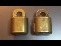 [285] Two Registered Mail "Counter" Padlocks Picked and Gutted