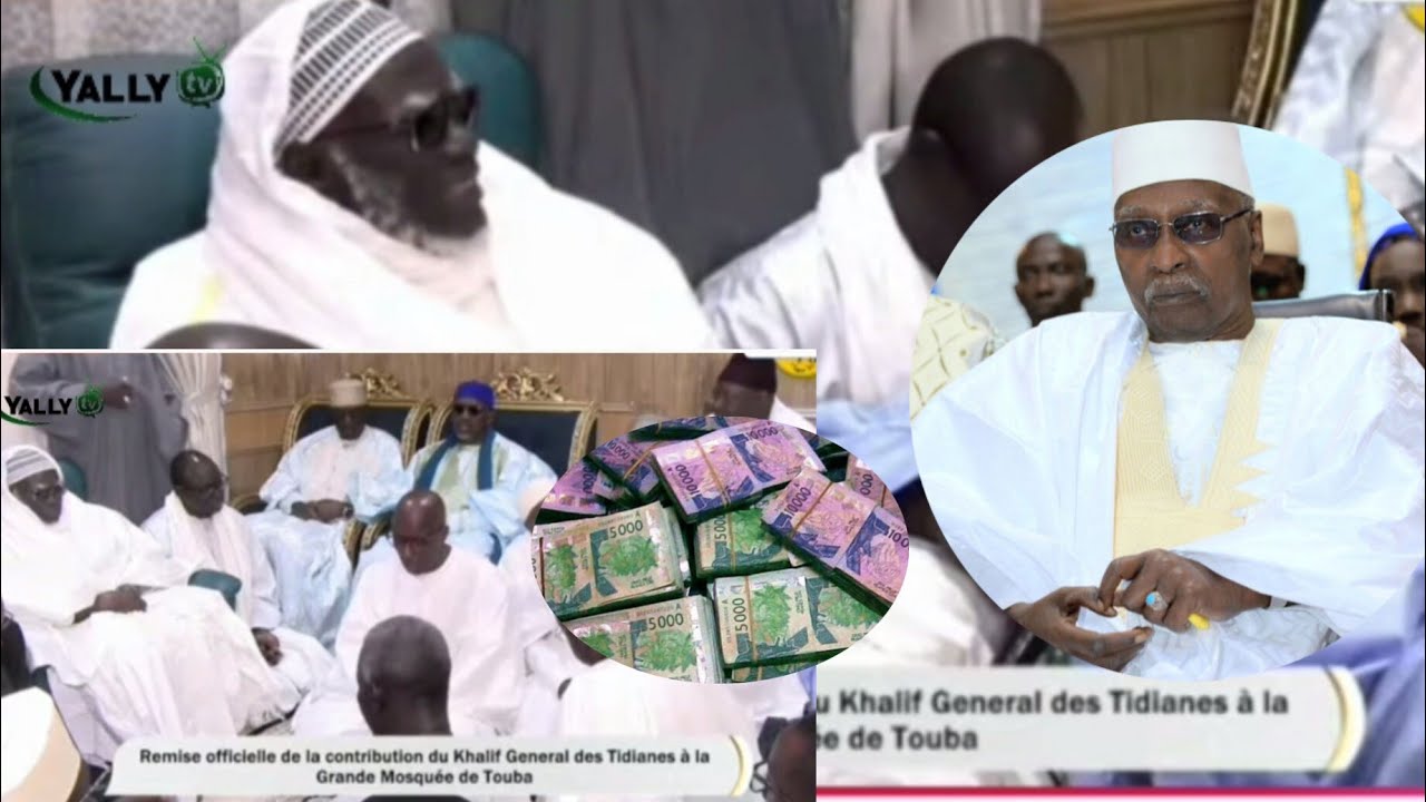 rénovation de la Grande Mosquée de Touba khalife général des Tidiane Remis 50 millions A S Mounta
