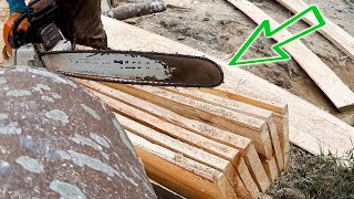 ASERRANDO TABLAS CON MOTOSIERRA - milton loaiza -