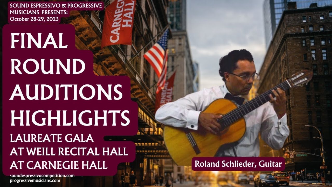 Laureate Gala Auditions Finals Highlights. Roland Schlieder, Guitar