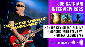 Joe Satriani Interview 2025 | SatchVai Band | The Extremist | Seville 