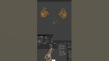 Rigging Feather 3D geometry in Blender #animation #blender #feather3d #digitalart #3danimation #3d