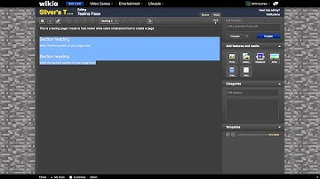 Wikia Tutorial: Create a Page