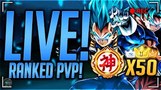 WHO'S LF IS BETTER? LL FUSING GOGETA & VEGITO! 50x GOD RANKED PvP PLAYER! (Dragon Ball Legends)