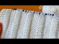 Very Easy Super Tunisian Knitting Crochet beybi blanket çok kolay Tunus işi örgü modeli