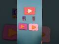 YouTube emblem. #colormixing #artvideo #shorts